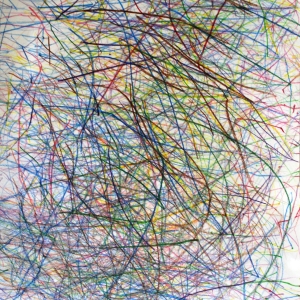 1aaaa. Silva Demirjian ''Untitled'' Colored Pencils On Paper 18'' X 24'' $175