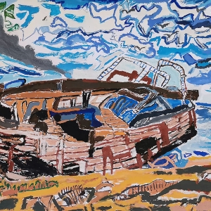 Jean Claude ''Stranded Boat"