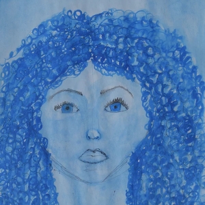 Lysnsi Wilkins ''Blue Woman''