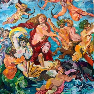 Isaac Schulz ''Triumph of Galatea after Raphael &Twombly"