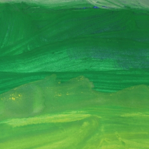 Daniel Molidor ''Green Horizon'' Acyrlic On Paper 12'' X 16'' $75