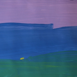 Daniel Molidor ''Purple Horizon'' Acyrlic On Paper 12'' X 16'' $75