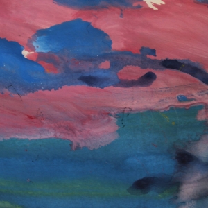 Daniel Molidor ''Reach'' Acyrlic On Paper 12'' X 16'' $75 SOLD
