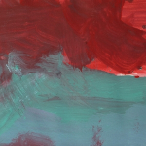Daniel Molidor ''Red Sky'' Acyrlic On Paper 12'' X 16'' $75