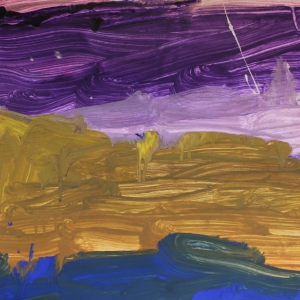 Daniel Molidor ''Untitled 10'' Acrylic On Paper 18'' X 24'' $150