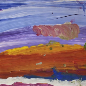 Daniel Molidor ''Untitled 11'' Acrylic On Paper 18'' X 24'' $150