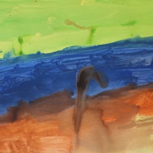 Daniel Molidor ''Untitled 4'' Acrylic On Paper 11'' X 18'' $125