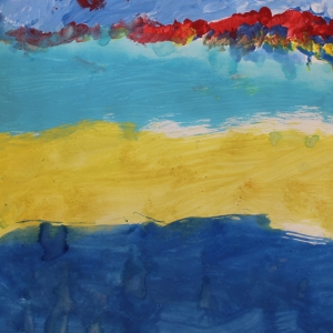 Daniel Molidor ''Untitled 5'' Acrylic On Paper 18'' X 24'' $150