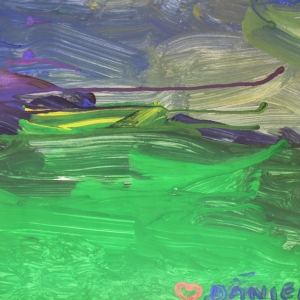 Daniel Molidor ''Untitled 8'' Acrylic On Paper 18'' X 24'' $150