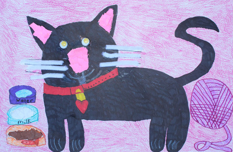Blackie the House Pet