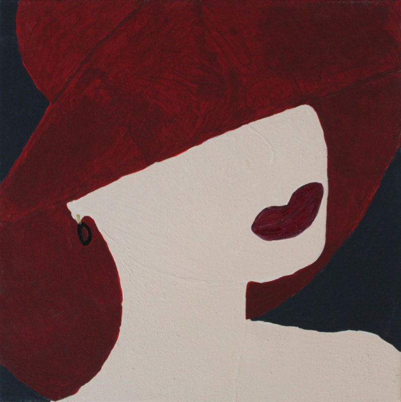 Woman with a Red Hat