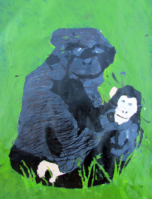 Gorilla and Baby